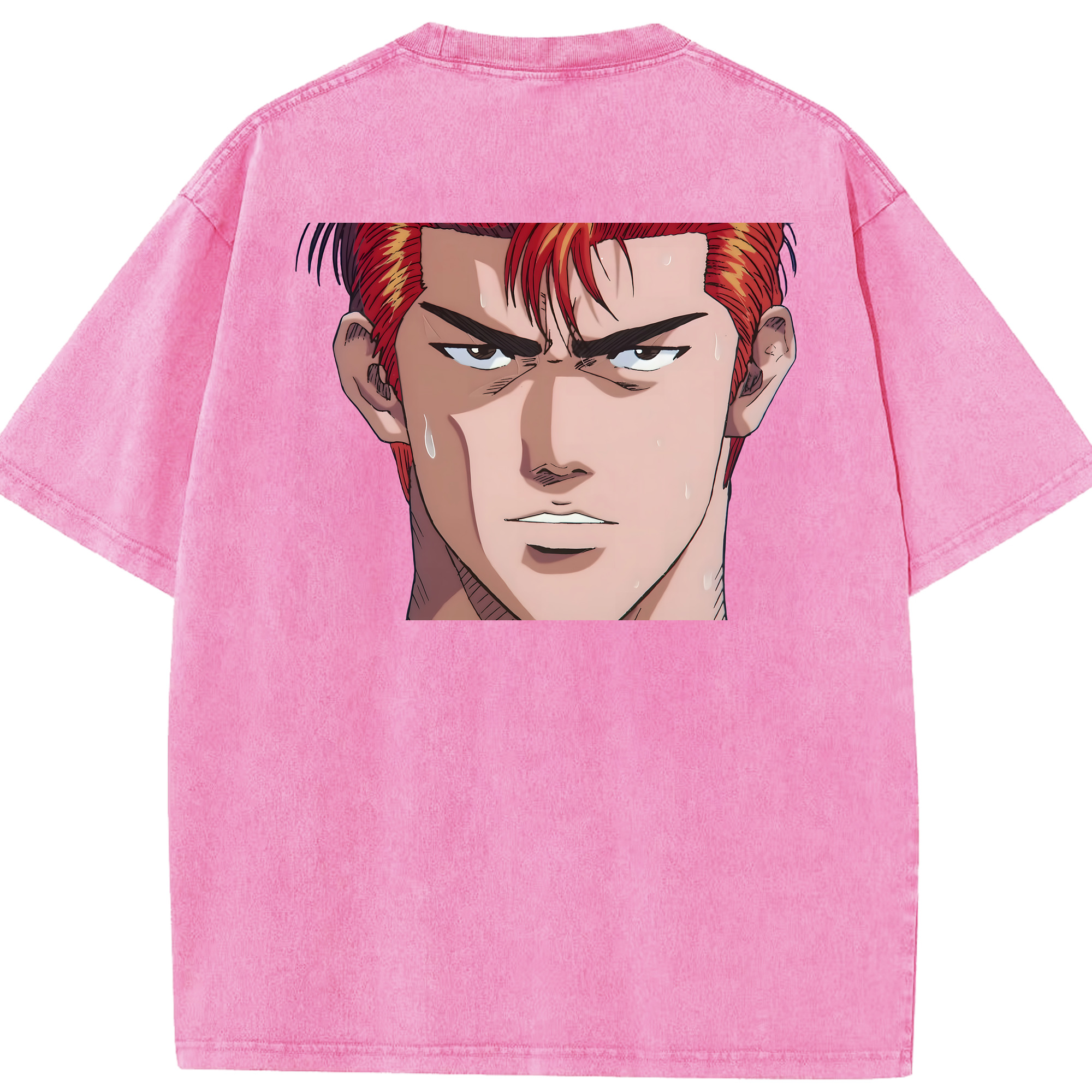 （画像用） SLAM DUNK／スラムダンク 綿100% ヴィンテージ風 半袖Tシャツ（背面プリント）